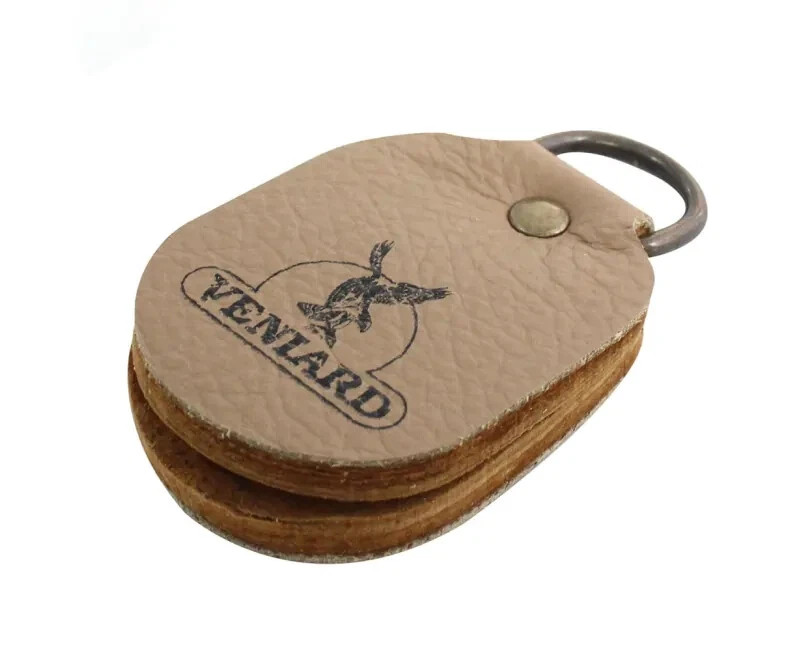 VENIARD – AMADOU PATCH IN LEATHER HOLDER