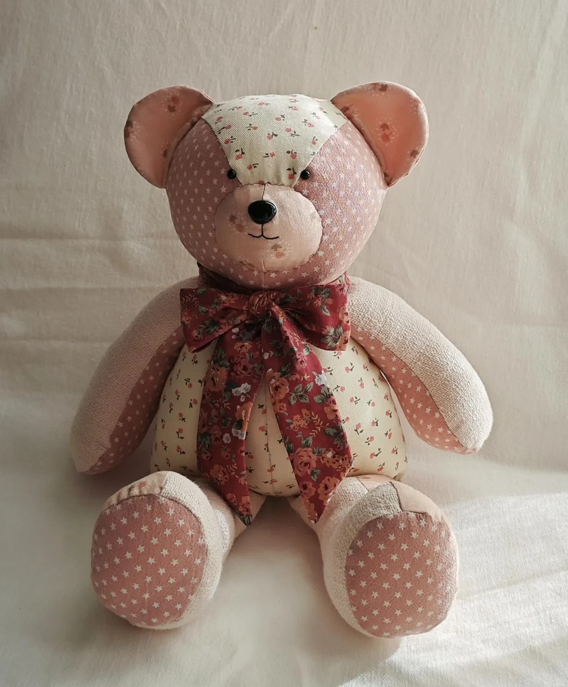 Memory Bear Sewing Pattern Digital Download: Keepsake Teddy Bear Template (PDF)