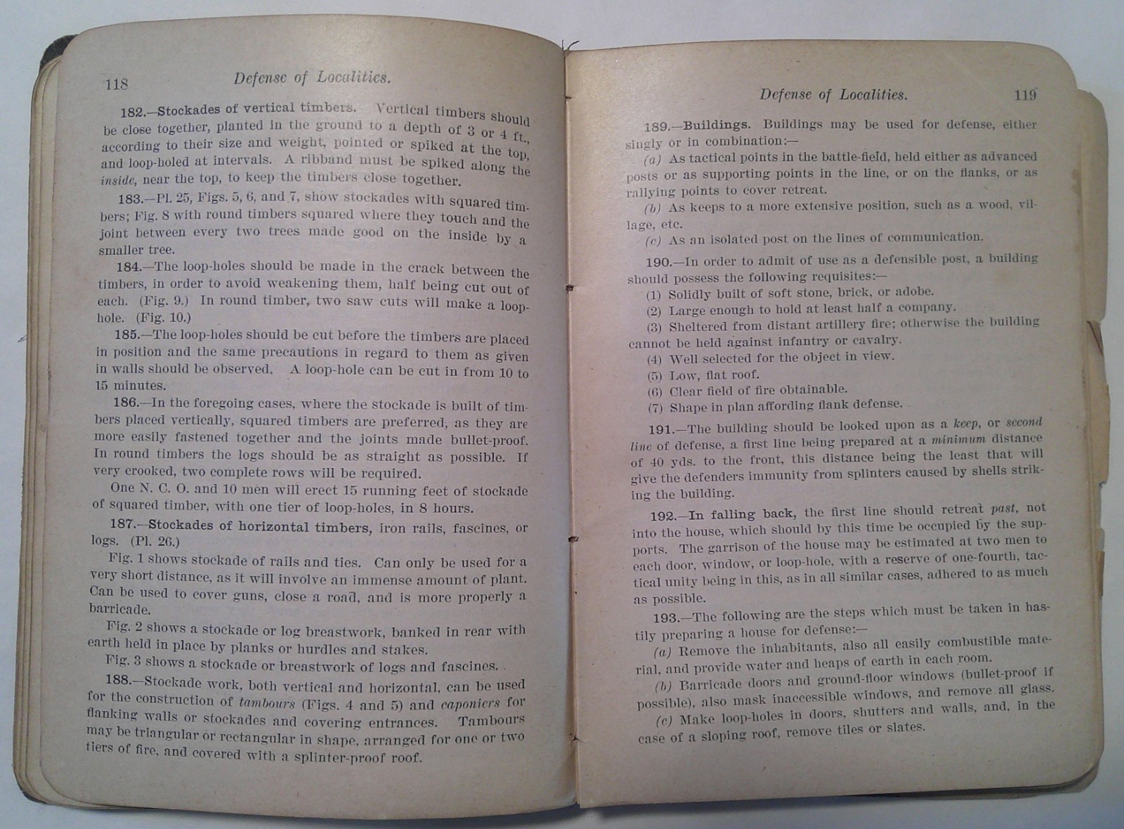 1897 MILITARY FIELD ENGINEERING United States Infantry ANTIQUE Book 3rd Ed.