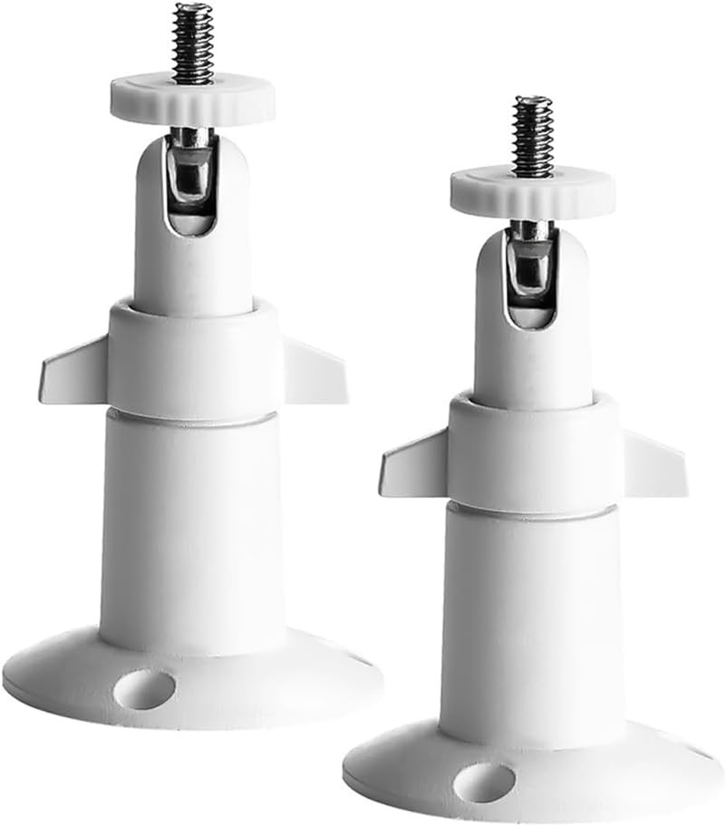 2Pack Security Wall Mount Bracket for Ring Stick Up Cam & White
