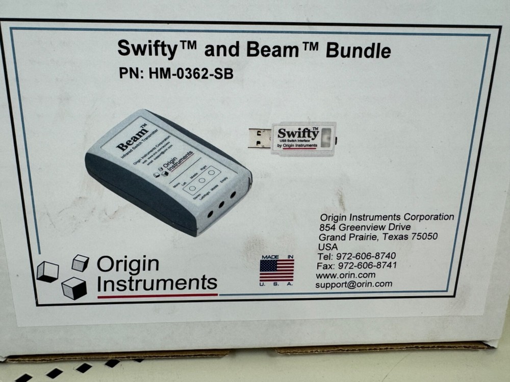 Swifty & Beam Bundle By Origin Instruments Assistive Technology
