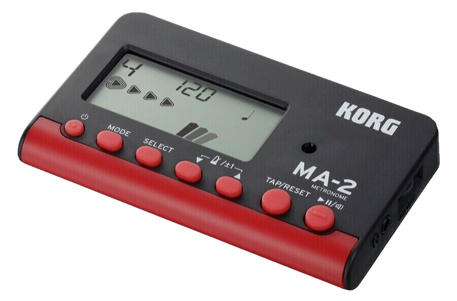 Korg MA2 Digital Desktop Metronome Bar Count Timer Pendulum Tap Time