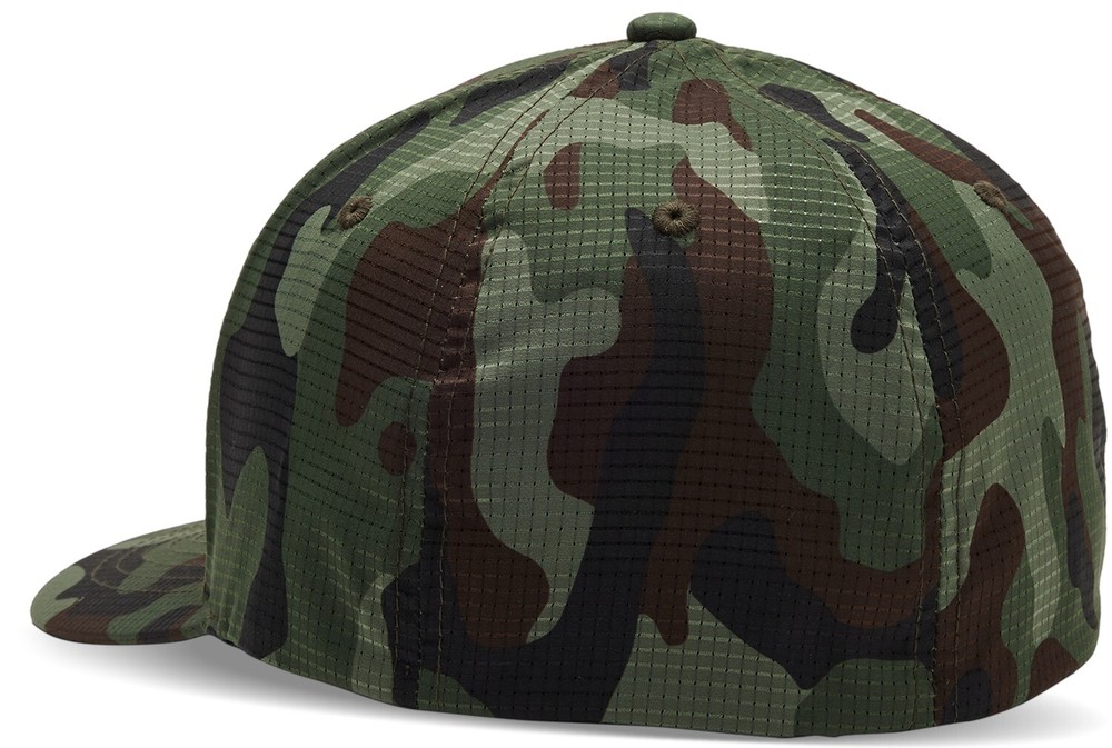 Fox Racing Fox Head Camo Flexfit Hat Green