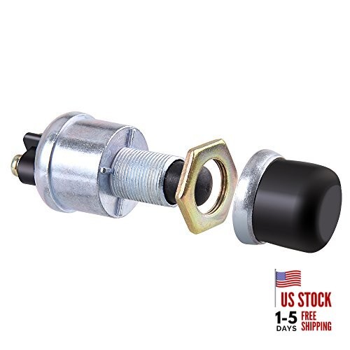 Push Button Starter Switch 12V 20A, Waterproof Momentary Start Switch for Car