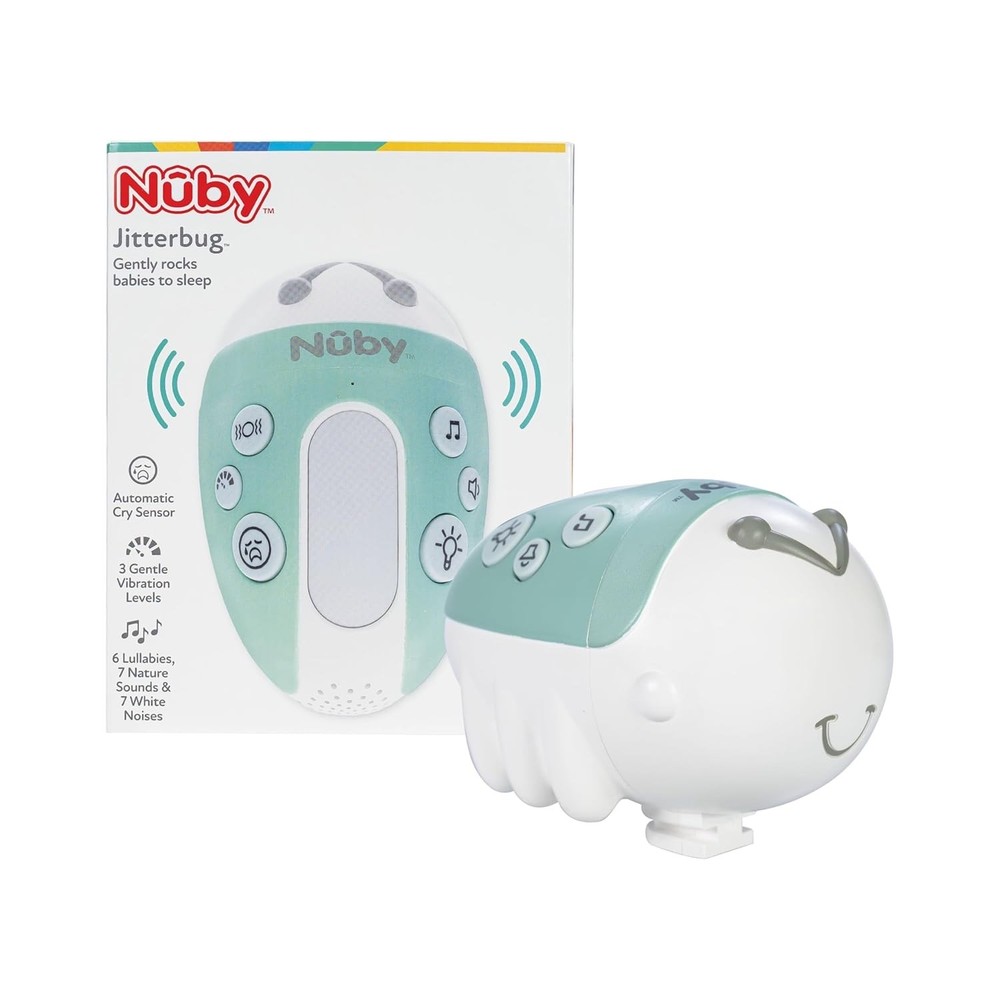Nuby Jitterbug Stroller Rocker & Sound Machine For Babies