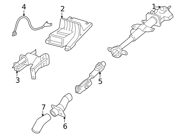 Genuine GM Steering Column 26088714