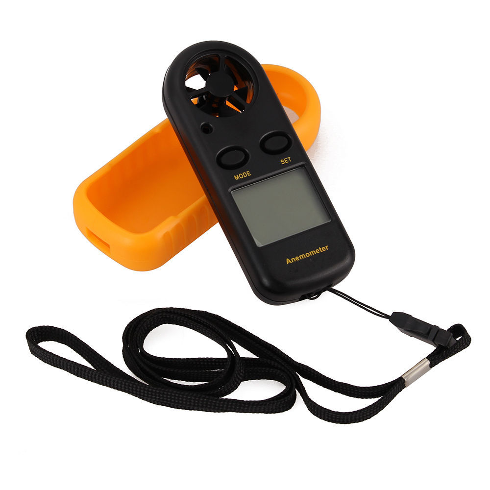 Digital LCD Thermo Anemometer Thermometer Wind Speed Gauge Meter Temperature