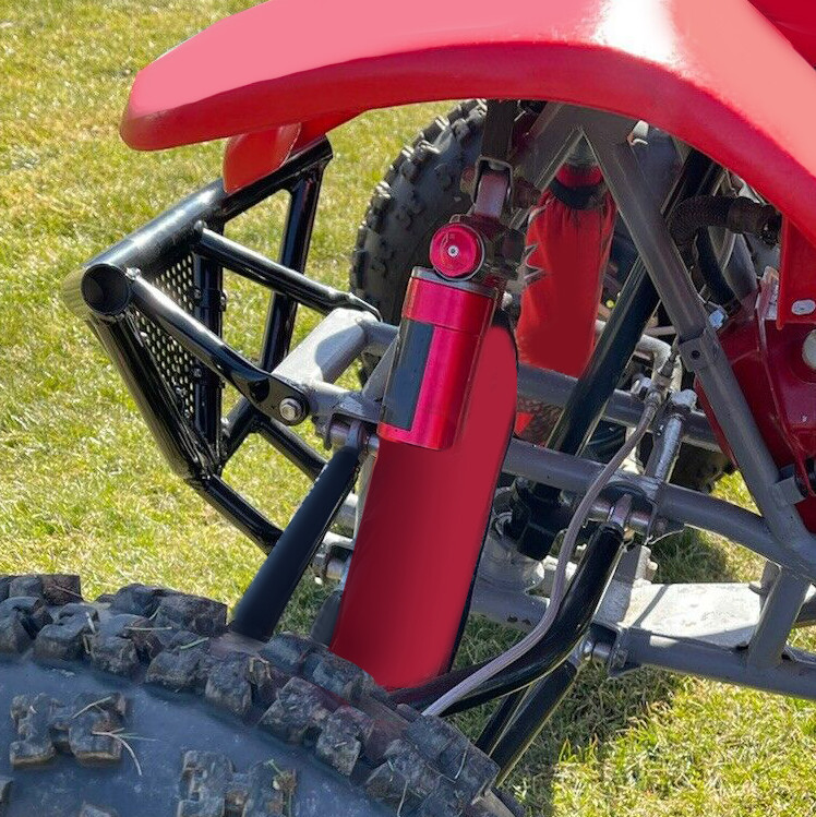 Front Bumper Proctector Aluminum Black For Honda Sportrax 400 TRX400EX 99-08