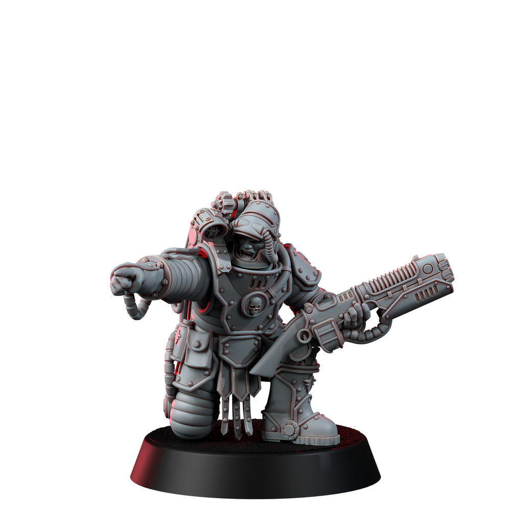 SOLAR GUARD INFANTRY SQUAD WITH VOLKITES