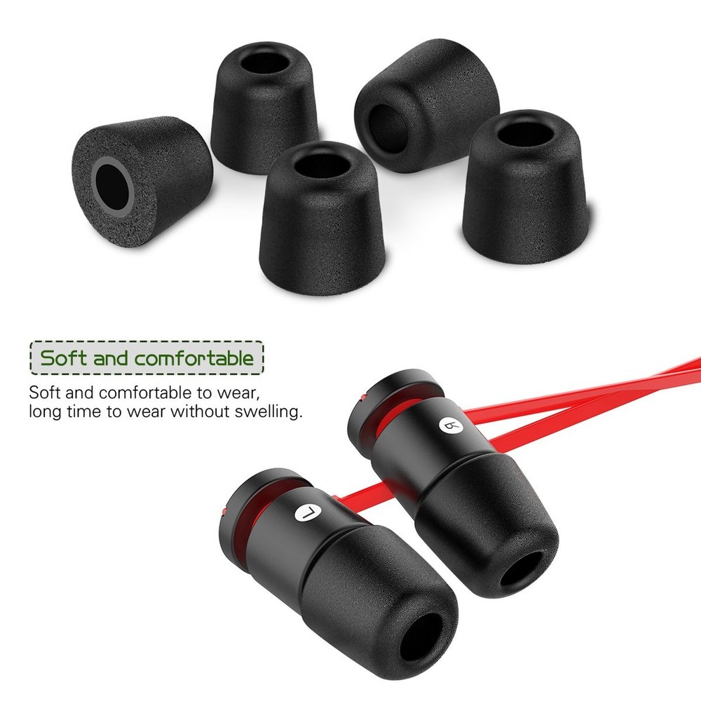[6 Pairs] Earphone Tips New bee 12pcs Replacement Earbud Tips Blocking Out Am...