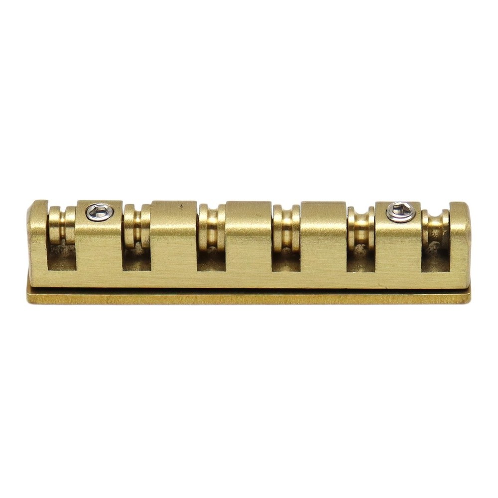 6 String Guitar Nut 42mm Split Regulation Adjustable Height Brass Roller Nut
