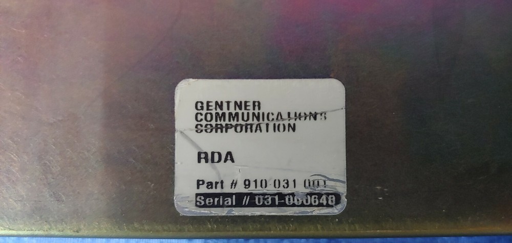 Gentner Routing Distribution Amplifier 910 031 001