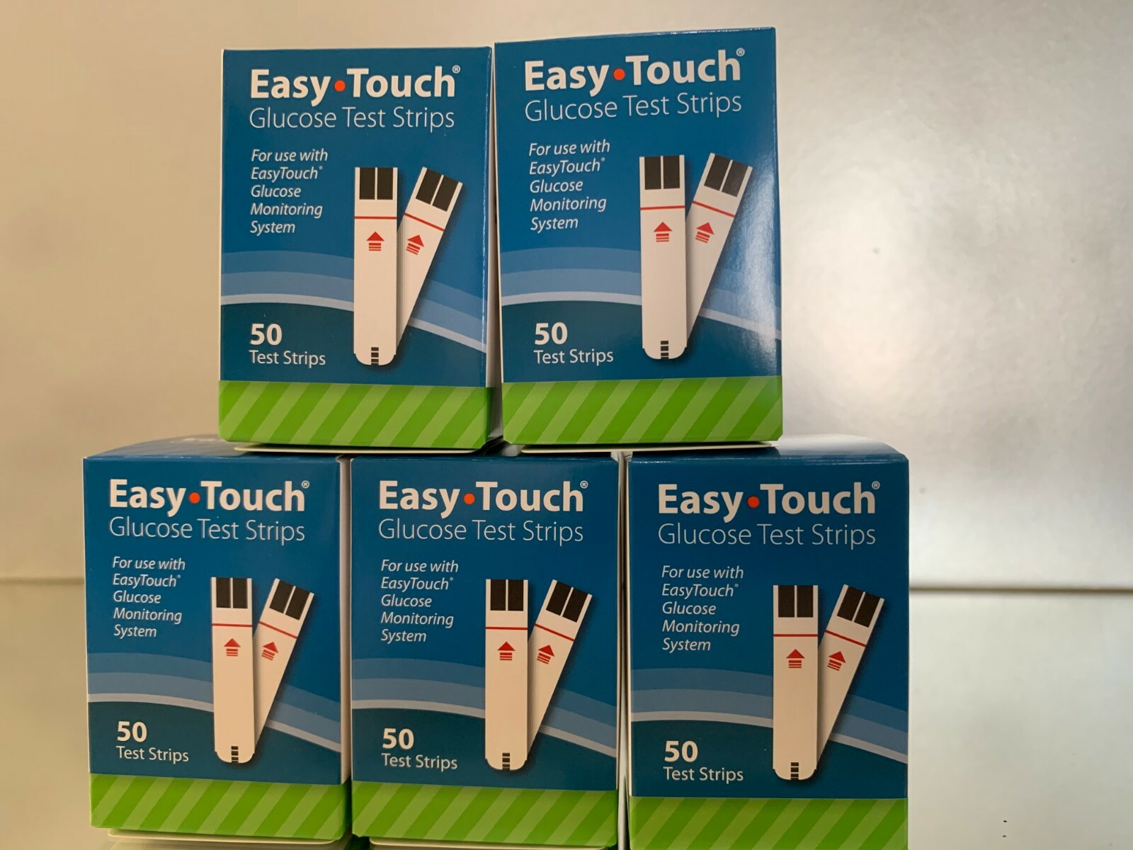 Easy Touch Blood Glucose Test Strips 250 Ct. EXP 05/2025 . Free Shipping