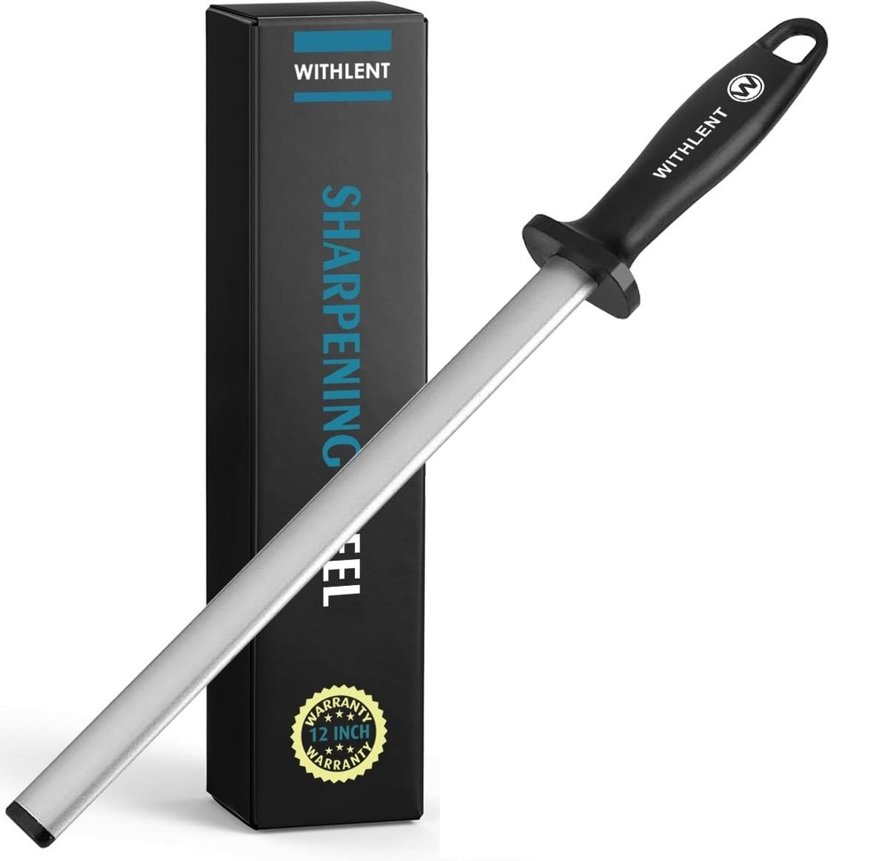 12" Diamond Knife Sharpener - Professional Kitchen & Cooking Blade Sharpening To