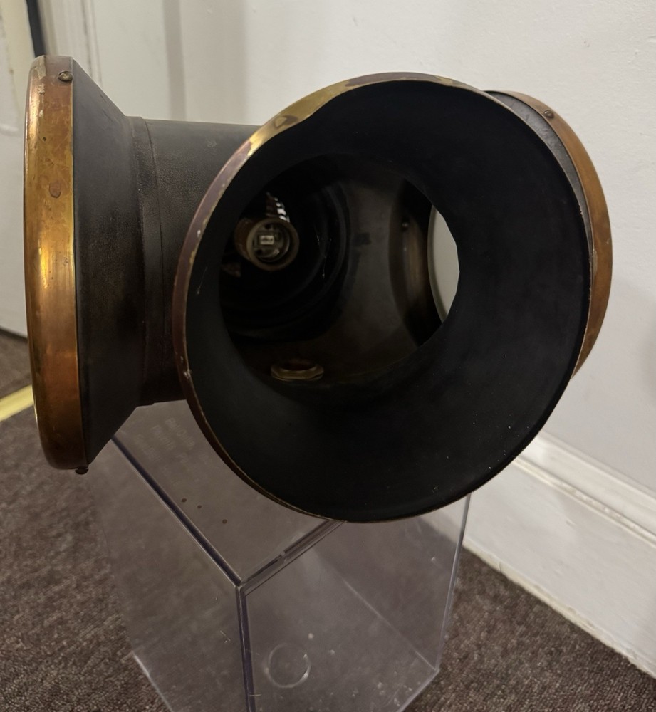Antique Dbl Sided Railroad Lantern Lamp