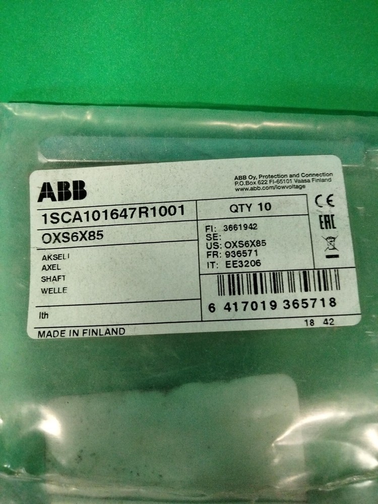 ABB OXS6X85 Operating Shaft for selector handle- Surplus Inventory