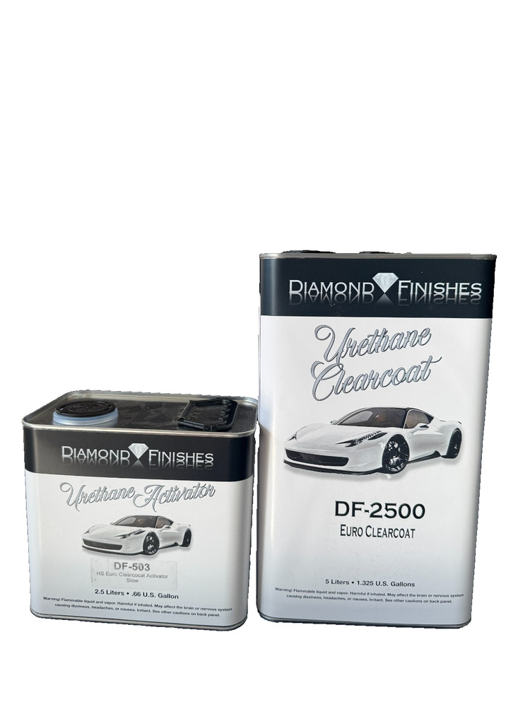Diamond 2:1 DF-2500 Euro Auto Clear Coat Kit 7.5 Liter High Solid High Gloss