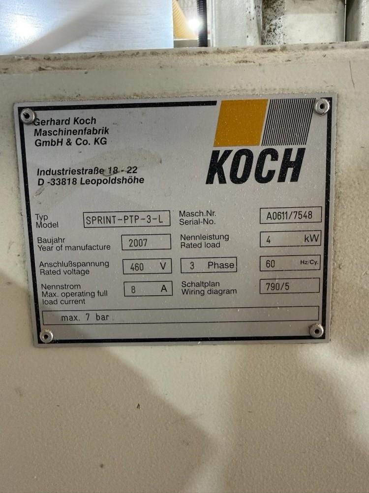 Koch Sprint Drilling and Dowel Insertion Machine