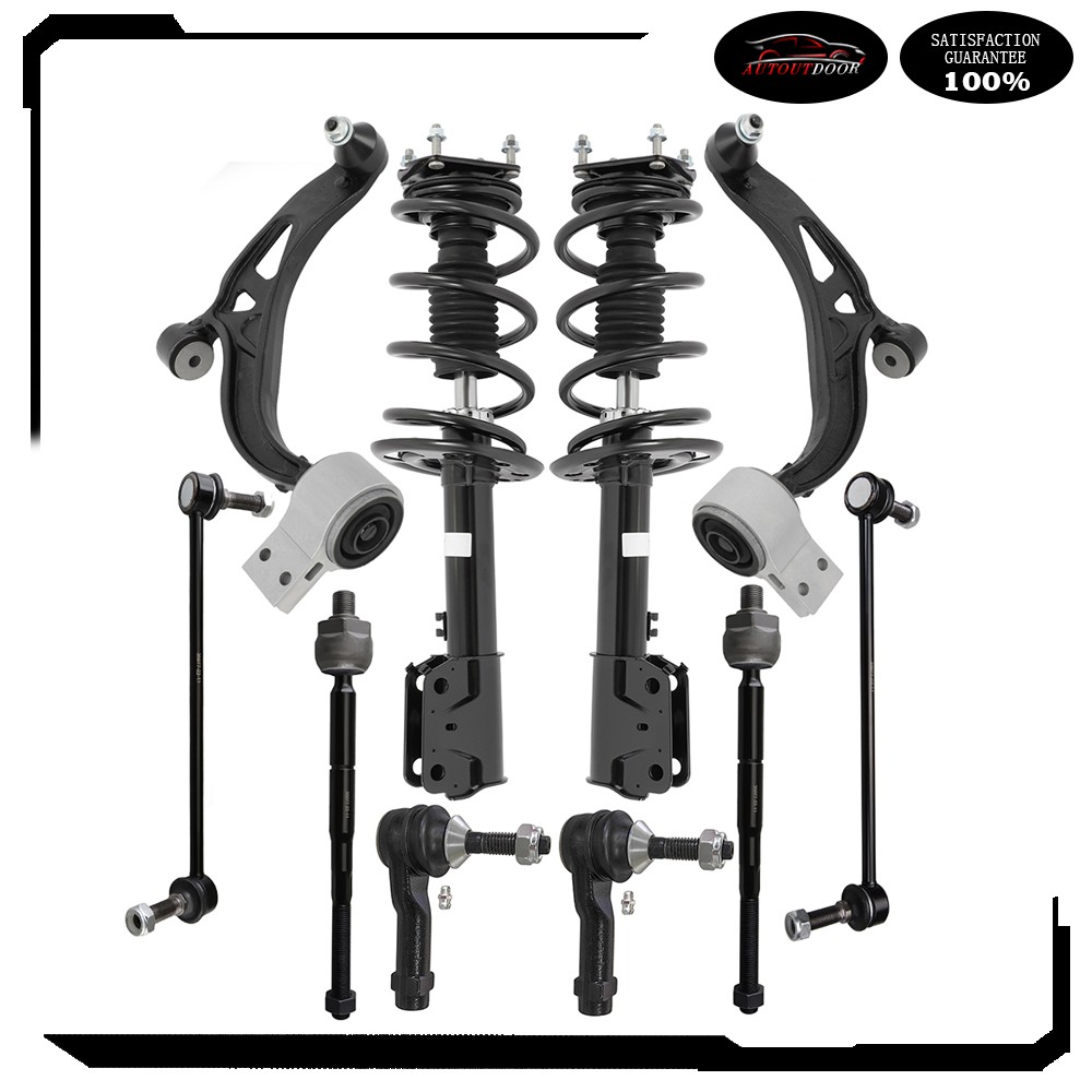 For 2011 2012 2013 Ford Explorer 3.5L Front Struts Control Arms & Suspension Kit