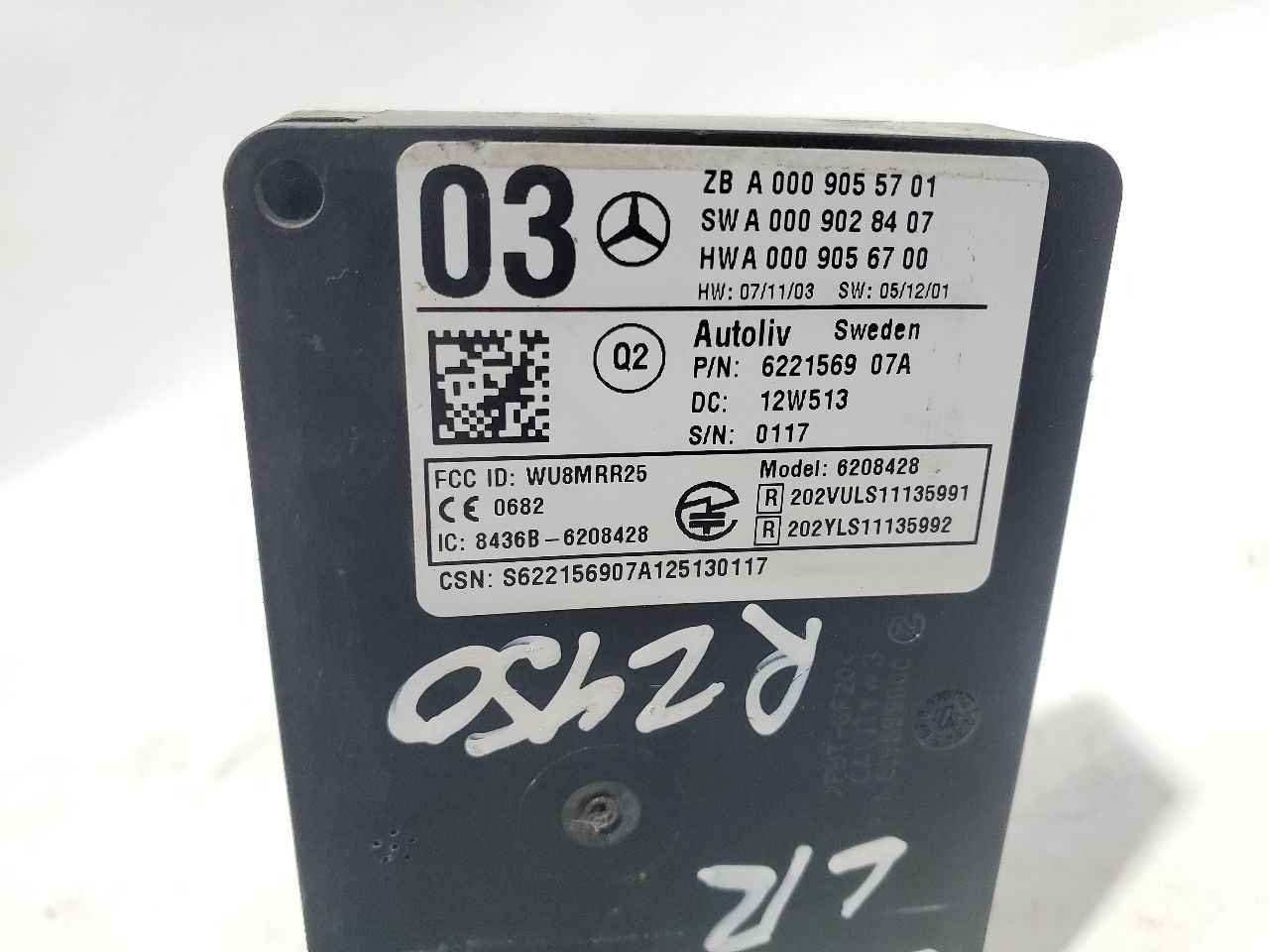 2013 Mercedes SL550 OEM 0009055701 Left Rear Camera Projector