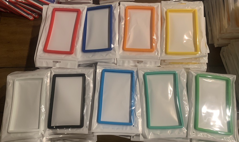 PSA Card Slab Bumper Guard Protector Lot - TPU - 9x Solid Colors