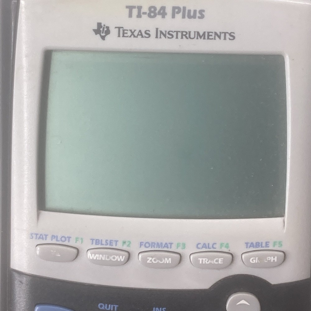 Texas Instruments TI-84 Plus Graphing Calculator and Cover