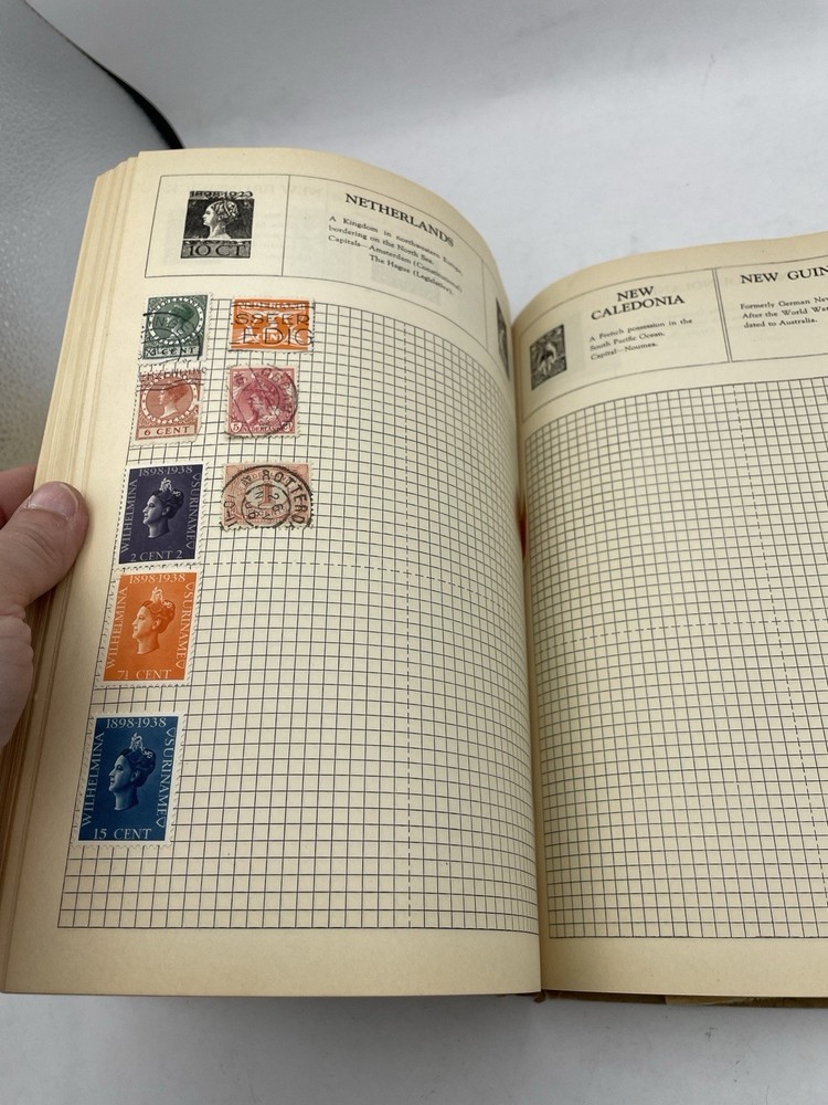 The Imperial Postage Stamp Album, W/Stamp Collection Early 1900s Stamps