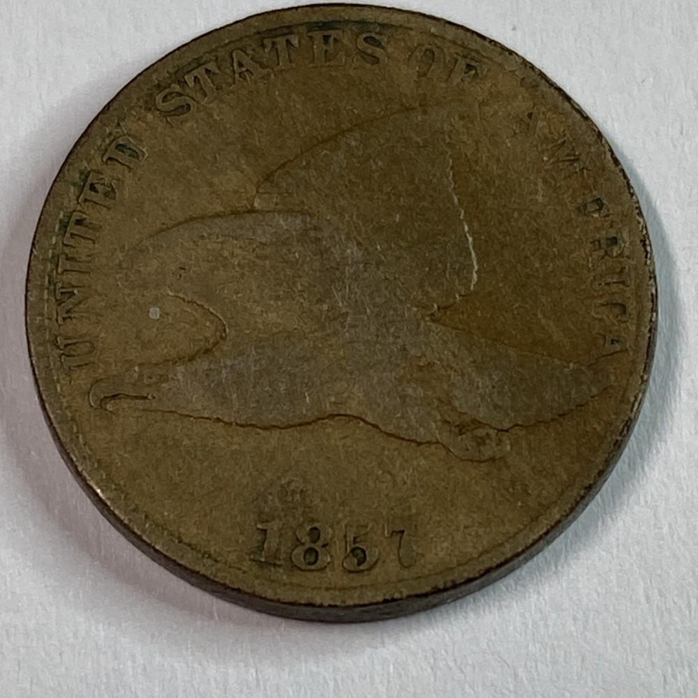 1857 Flying Eagle Cent, Very Nice Coin!