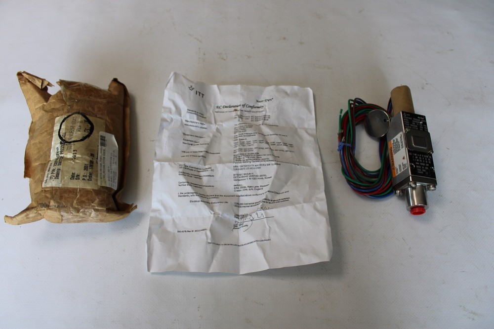 TT Neo-Dyn ADJUSTABLE PRESSURE SWITCH MODEL: 232P43C6