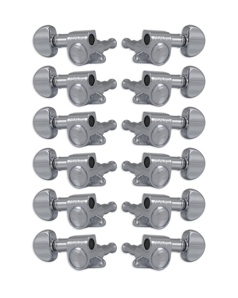 Grover 205C12 Mini Rotomatic 12-String, Tuning Machine, Chrome
