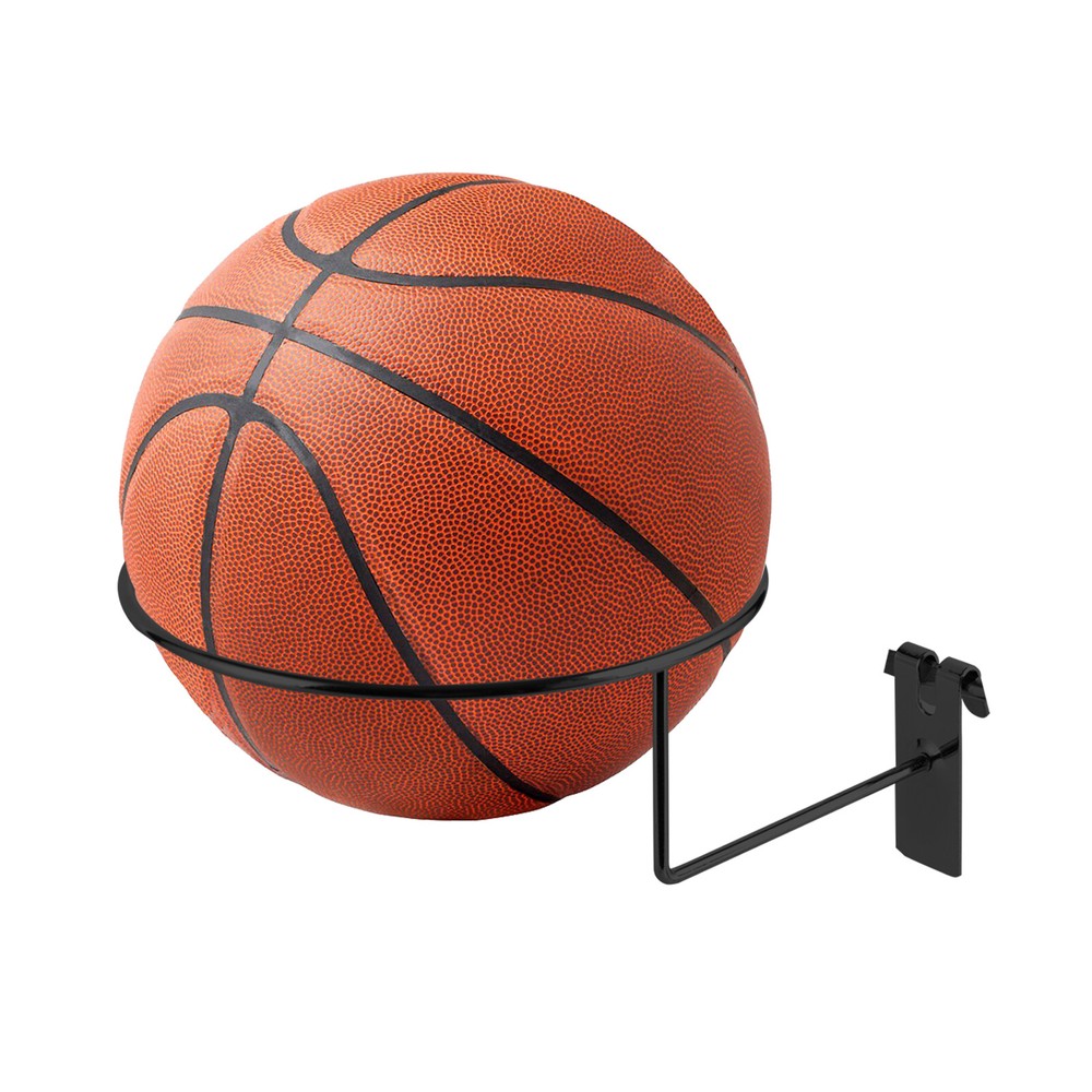 Wall Mount Hat Rack Gridwall Hooks Round Slat Panels Cap Rack for Retail Display