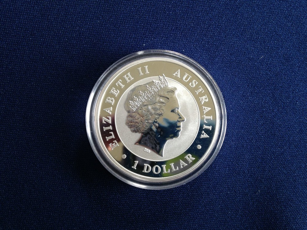 2012 Australia $1 Silver Koala Gem BU One Ounce E5976