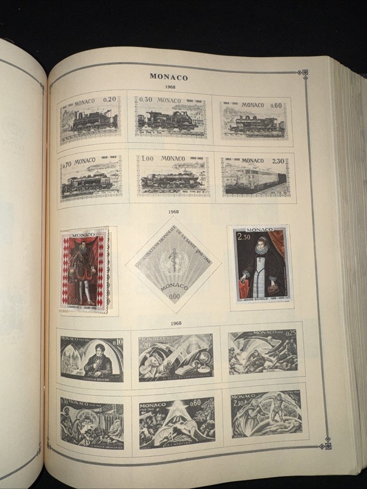 Scott International Postage Stamp Album, Part VII 1968-1971 - Some Stamps