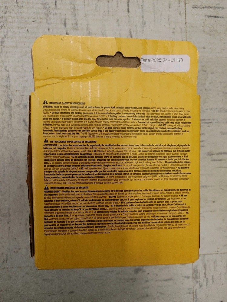DEWALT 20V Max XR Rechargeable Battery - DCB2042