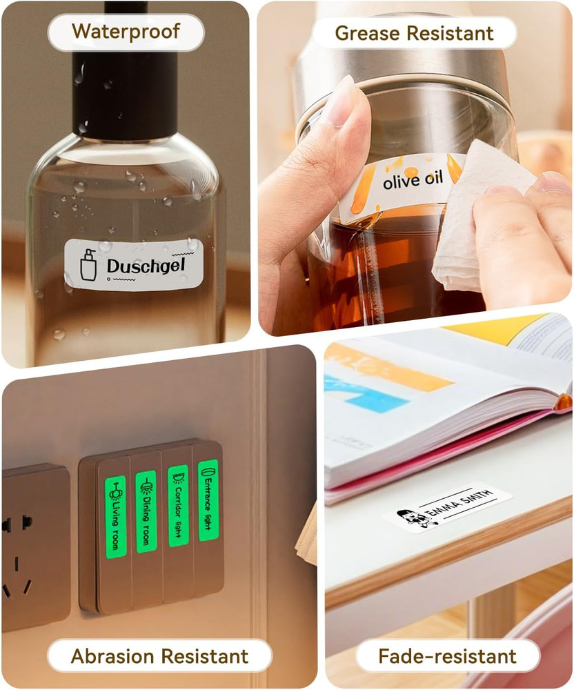 Label Maker Machine Bluetooth Label Printer for School Home Office Organization,