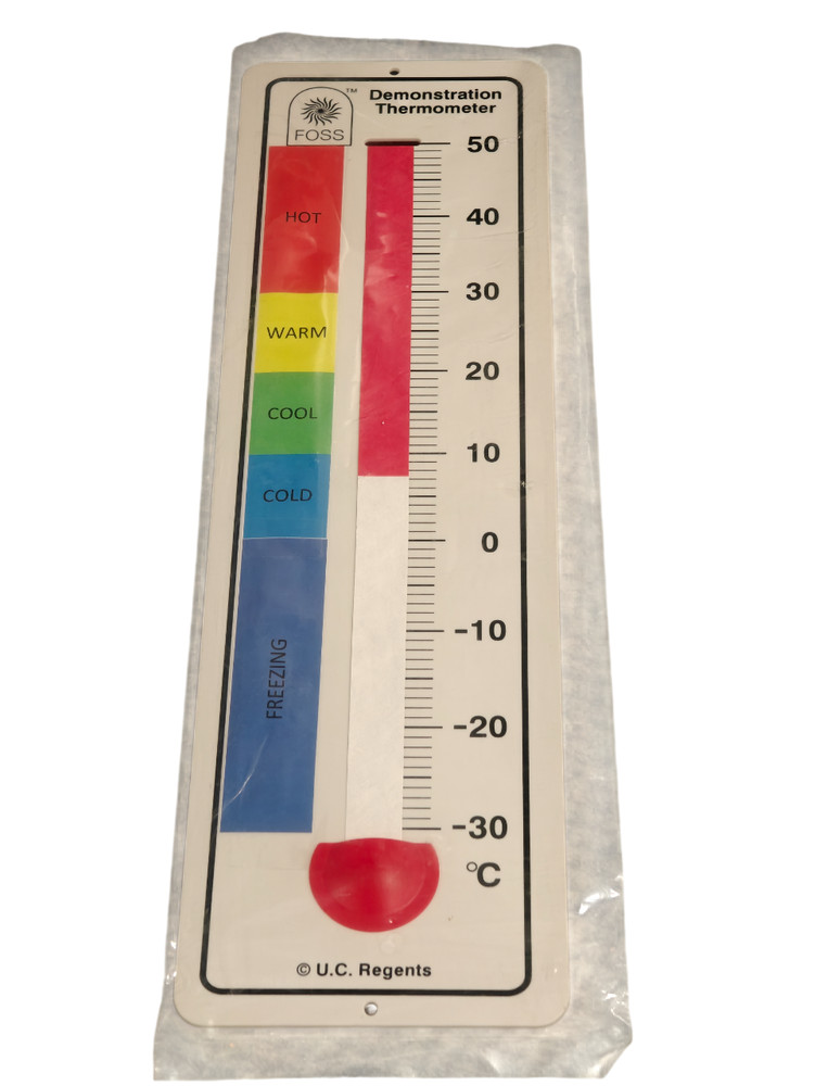 FOSS 200-7675 Demonstration Thermometer | Classroom Science Teaching Tool | NEW
