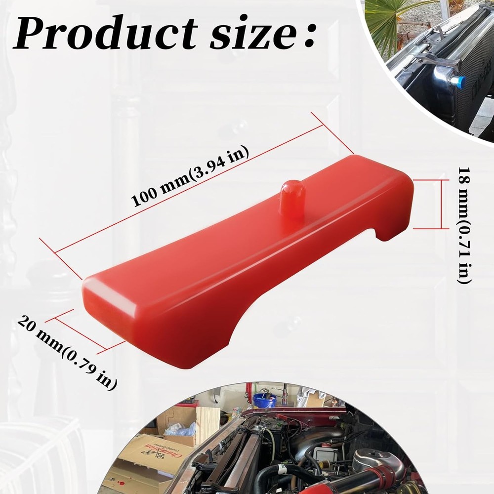 Chevy Radiator Support Cushion Red 4 Sets