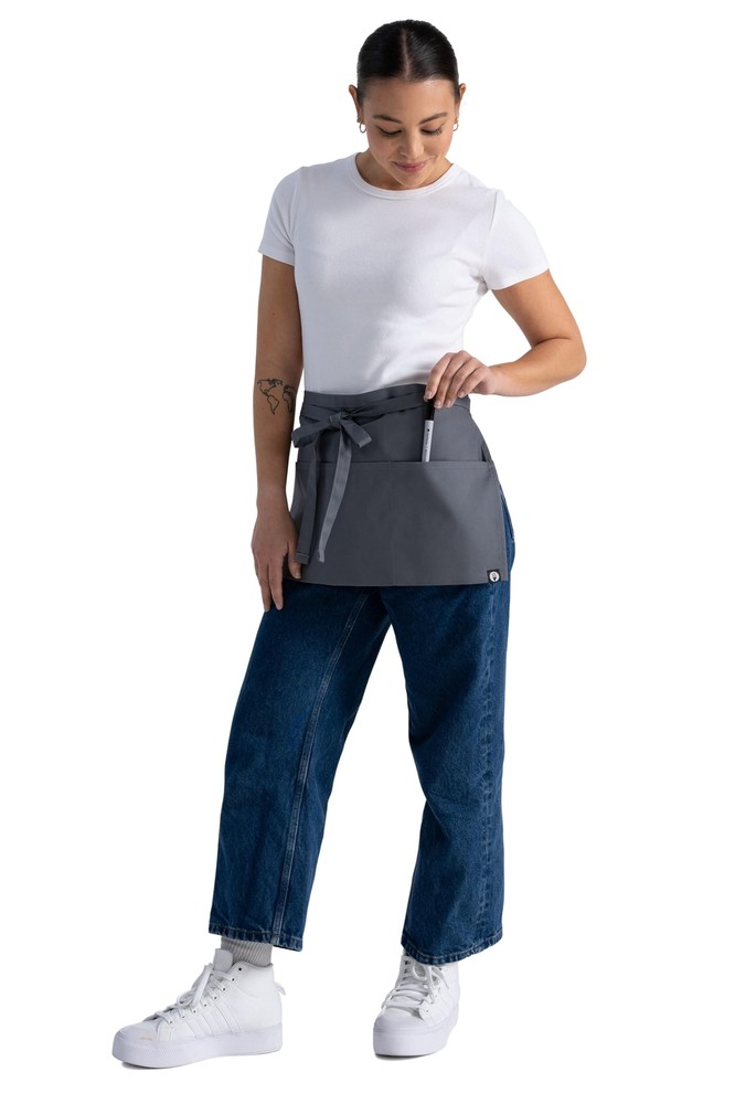 Unisex Waitress Apron Grey One Size