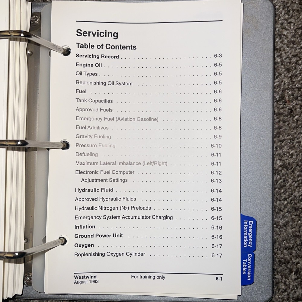 SimuFlite Westwind Cockpit Reference Handbook