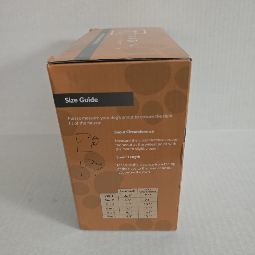 TARDINI PET ACCESSORIESBREATHABLE BASKET MUZZLE Adjustable Straps