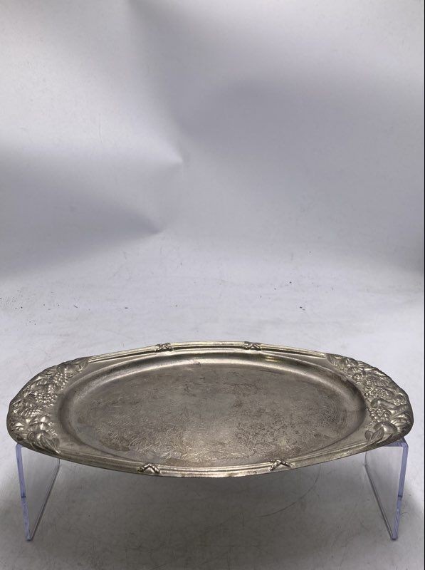 Vintage Elegance Silver Plated Silverware Oval Shape Collectible Buffet Server