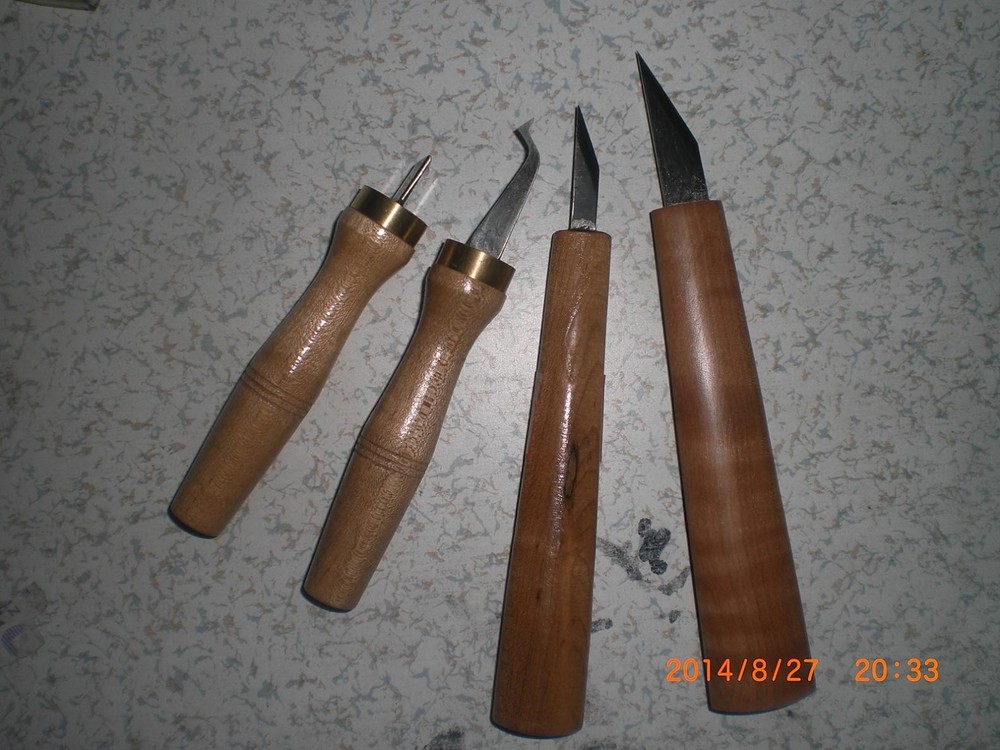 4 PCs Violin making tools Luthier tools inlay tool cutter violin tool