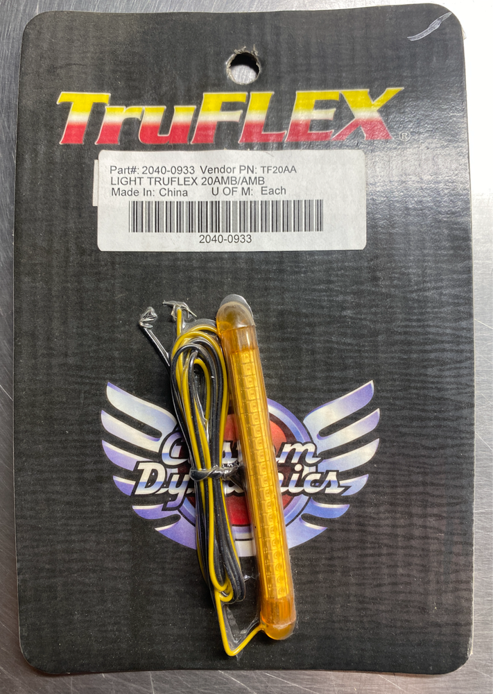 Custom Dynamics TruFLEX Universal 3.4" Amber LED Flexible Strip Accent Light