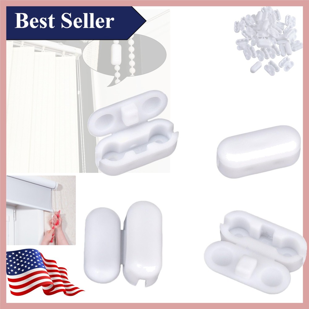 Versatile Roller Blind Chain Connectors - Easy Installation 30 Pack Clips Set