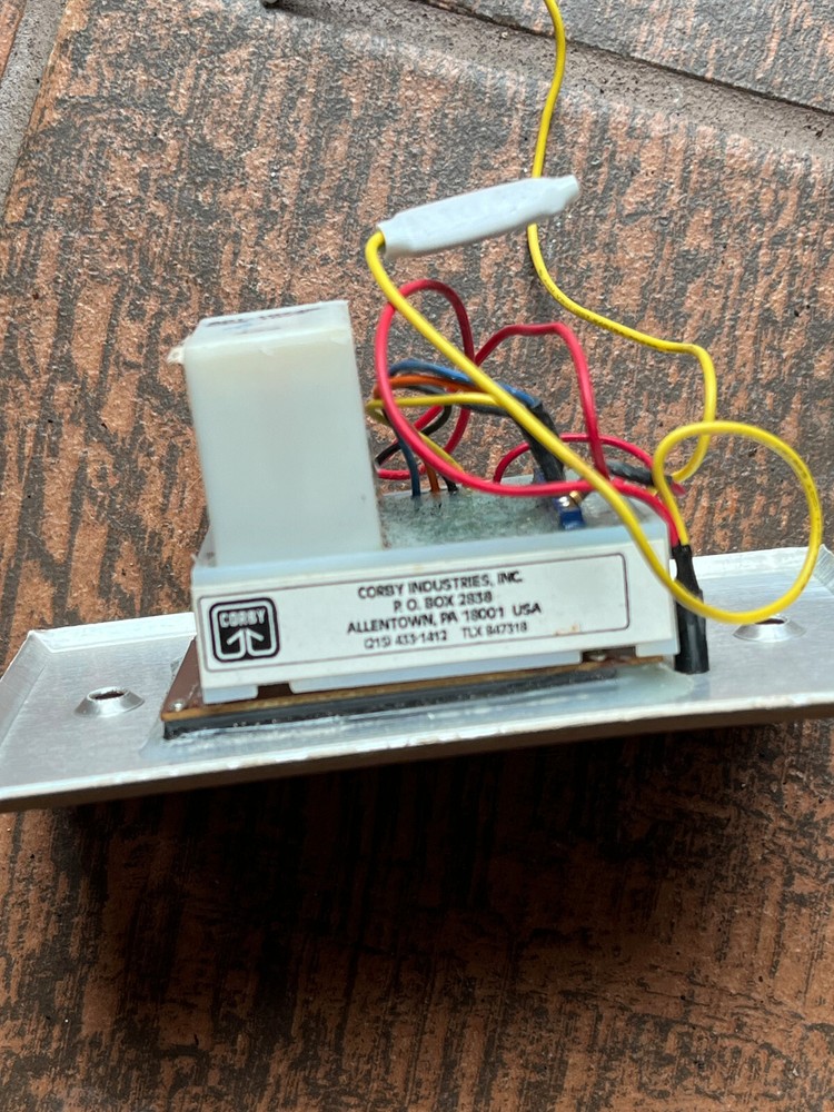 Corby 7020 Numeric Keypad Panel Single-Gang 2 LED Indicators for Security System