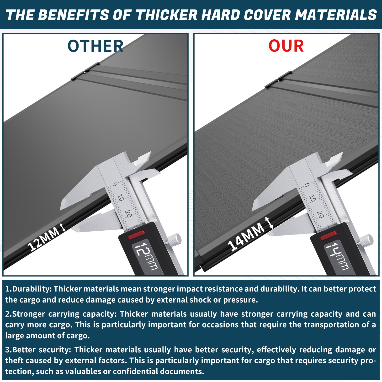 4-Fold 5.5FT Hard Truck Bed Tonneau Cover Fit 2009-2014 Ford F150 Waterproof