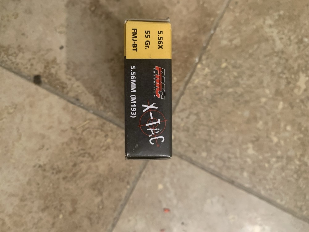 Vintage Ammunition Box Pmc 5.56 Empty Box