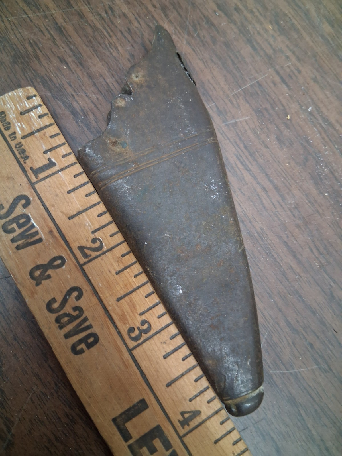 FEDERAL PERIOD SWORD STEEL SCABBARD DRAG