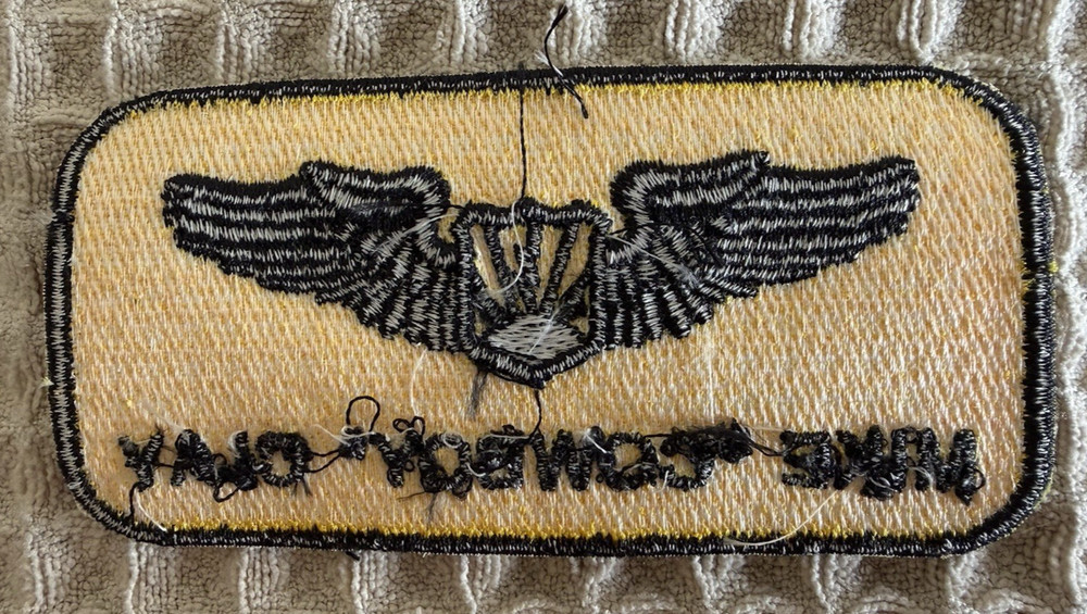USAF Flight Crew Name Tag Patch Clay