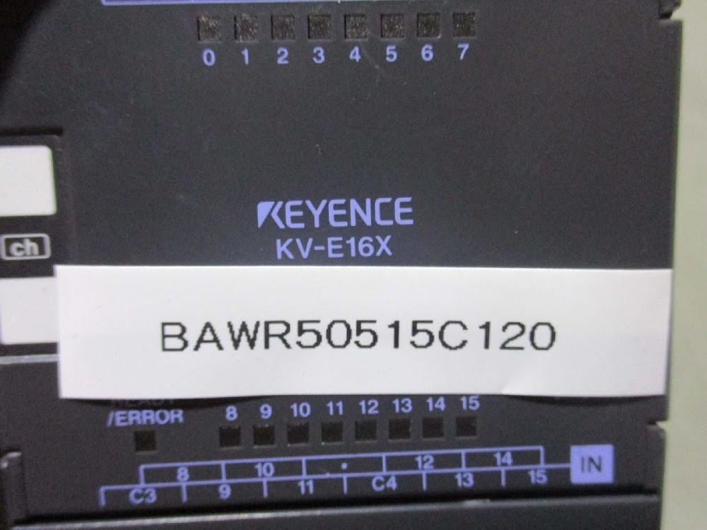 KEYENCE KV-E16X PLC with Built-in Display Function USED #2